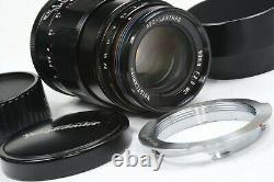 Lens Voigtlander APO-LANTHAR 90mm f3.5 Leica L39 with adapter for M mount