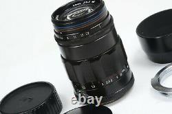 Lens Voigtlander APO-LANTHAR 90mm f3.5 Leica L39 with adapter for M mount