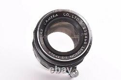Leotax Leonon Lens 50mm/F2 / Leica 39mm LTM screw mount #232460