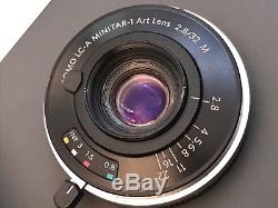 Lomo LC-A Minitar -1 Art Lens 32mm f2.8 Leica M Mount