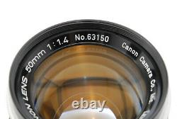 MINTCanon 50mm f/1.4 L L39 Leica Screw Mount LTM Lens From JAPAN