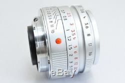 MINTLeica SUMMICRON-M 35mm F/2 ASPH E 39 Lens In Silver For Leica M Mount