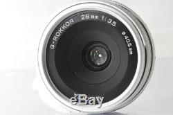 MINTMinolta G-Rokkor 28mm F/3.5 Lens for Leica L39 LTM Mount #3814
