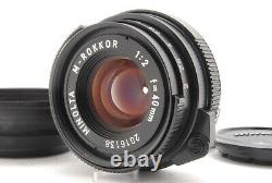 MINTMinolta M Rokkor 40mm f/2 Leica M Mount Lens For CLE From JAPAN