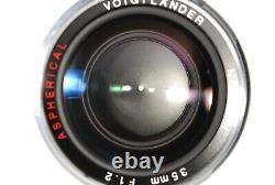 MINTVoigtlander NOKTON 35mm F/1.2 Aspherical Leica M mount From JAPAN