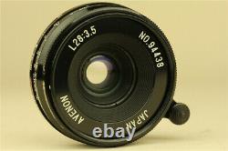 MINT- Avenon L 28mm f/3.5 for Leica L39 Mount