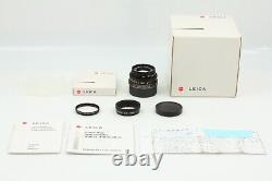 MINT Box Hood Filter Leica ELMAR M 50mm F2.8 Black E39 M Mount Lens From JAPAN