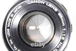 MINT CLA'D? Canon 35mm f/1.5 MF Lens LTM L39 Leica L Screw Mount From JAPAN