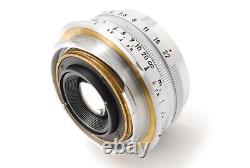 MINT+++ CLA'd? Canon 28mm f/2.8 MF Lens For Leica Screw Mount L39 L LTM JAPAN