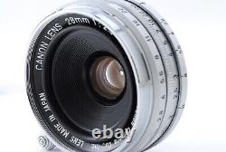 MINT-? Canon 28mm f/2.8 MF Lens For Leica Screw Mount L39 L LTM+ Finder JAPAN
