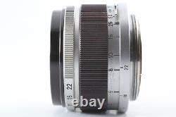 MINT Canon 35mm f/2.8 Black MF Lens for LTM L39 Leica Screw Mount From JAPAN