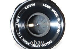 MINT-? Canon 35mm f/2 MF Lens LTM L39 Leica L Screw Mount From JAPAN