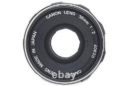 MINT? Canon 35mm f/2 MF Lens LTM L39 Leica Screw Mount From JAPAN