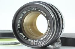 MINT Canon 50mm F/2.2 Lens for Leica L39 screw mount From JAPAN
