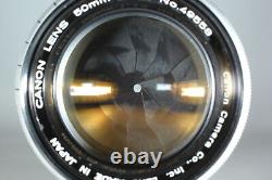 MINT Canon 50mm f/1.2 Lens LTM L39 Leica Screw Mount with Cap From JAPAN