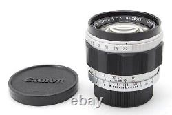 MINT-? Canon 50mm f/1.4 MF Lens LTM L39 Leica L Screw Mount From JAPAN