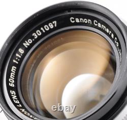 MINT Canon 50mm f/1.8 Leica Screw Mount LTM L39 Rangefinder lens Japan #FC16