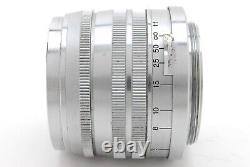 MINT? Canon 50mm f/1.8 Silver Chrome LTM L39 Leica L Screw Mount Lens From JAPAN