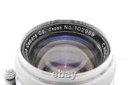 MINT? Canon 50mm f/1.8 Silver Chrome LTM L39 Leica L Screw Mount Lens From JAPAN