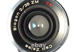 MINT? Carl ZEISS Biogon T 35mm f/2 ZM For Leica M Mount Lens From JAPAN