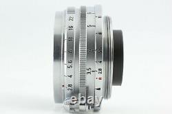 MINT + Finder Canon 28mm F/2.8 LTM L39 Leica Screw Mount Lens From Japan 442