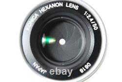 MINT+++? Konica Hexanon L 50mm f/2.4 Lens Leica LTM L39 Screw Mount From JAPAN