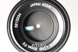 MINT+++? Konica M-HEXANON 50mm f/2 MF Lens for Leica M Mount From JAPAN