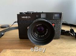 MINT+++Minolta CLE Film Camera M Rokkor 40mm f/2 Lens CLE Leica M Mount