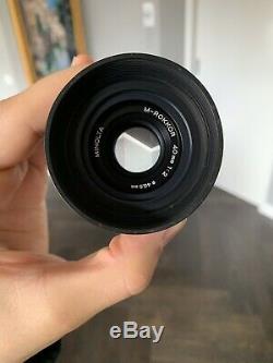 MINT+++Minolta CLE Film Camera M Rokkor 40mm f/2 Lens CLE Leica M Mount
