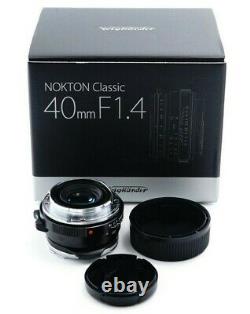 MINT in BOX Voigtlnder Nokton Classic 40mm F/1.4 Lens Leica M Mount From JAPAN
