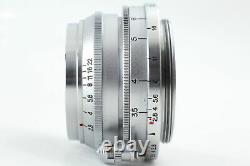 MINT in Case Canon 35mm f/2.8 Lens LTM L39 Silver Leica Screw Mount From JAPAN
