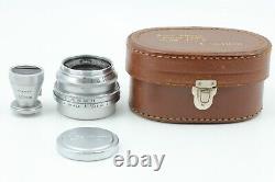 MINT withFinder Case Canon 35mm f2.8 L Lens Leica Screw Mount L39 LTM From JAPAN