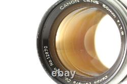 MINT with Genuine Hood Canon 50mm f1.2 L39 Leica Screw Mount Lens From Japan