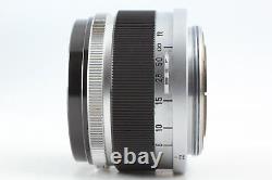 MINT with Hood Canon 35mm f/2.8 Lens LTM L39 Leica Screw Mount From JAPAN