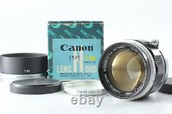 MINT with Hood Filter Canon 50mm F1.4 Lens L39 LTM Leica Screw Mount from JAPAN