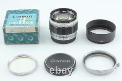 MINT with Hood Filter Canon 50mm F1.4 Lens L39 LTM Leica Screw Mount from JAPAN