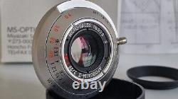 MS-Optics 28mm f2 Apoqualia II Leica M-mount lens silver chrome (UK stock)