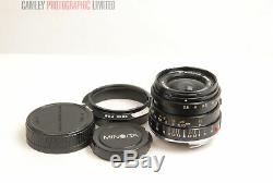 Minolta 28mm f2.8 M-Rokkor Lens. Leica M mount. Graded LN- #8266