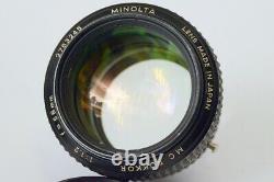 Minolta MC Rokkor 58mm F11.2 + Tappi. Obiettivo luminosissimo Leica M Mount