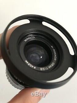 Minolta M Rokkor 28mm F2.8 Leica M mount for CL CLE In Good Condition