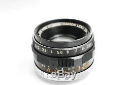 Mint Canon 35mm f/2 Leica Screw Mount L39 LTM Lens from Japan 482