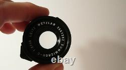 Mint Optics Leitz Wetzlar Leica 40mm F/2 M Mount Summicron Lens + Caps & Hood