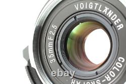 Mint in Box Voigtlander Color Skopar 35mm f2.5 P II Leica VM Mount from japan