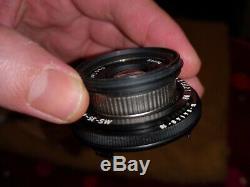 Ms optical lens 35 mm f 2.8 Contax T2 Leica M-mount Film ModifiedMS optics M7 M6