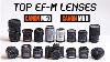 My 16 Best Ef M Lenses For The Canon M50 And Canon M6 Mark Ii
