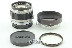 NEAR MINTCanon L39 LTM Leica Screw Mount 50mm F/1.4 MF Lens From JAPAN #581