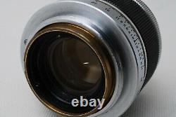 NEAR MINT CANON 50mm f/1.8 Leica L39 LTM Screw Mount Lens W Hood from JAPAN