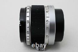 NEAR MINT CANON 50mm f/1.8 Leica L39 LTM Screw Mount Lens W Hood from JAPAN