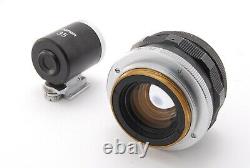 NEAR MINT+++ Canon 35mm f/2 LTM Leica L39 Screw Mount Lens Black withViewfinder