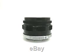NEAR MINT Canon 35mm f/2 Lens Black for LTM L39 Leica Screw L Mount from JAPAN